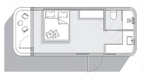 Econest Star sky N50 capsule house